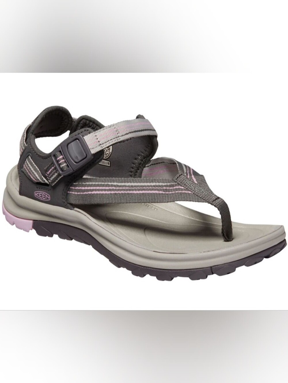 Keen Terradora II Toe Post Women's Gray and Pink Sport Sandal Sz 11 NWT